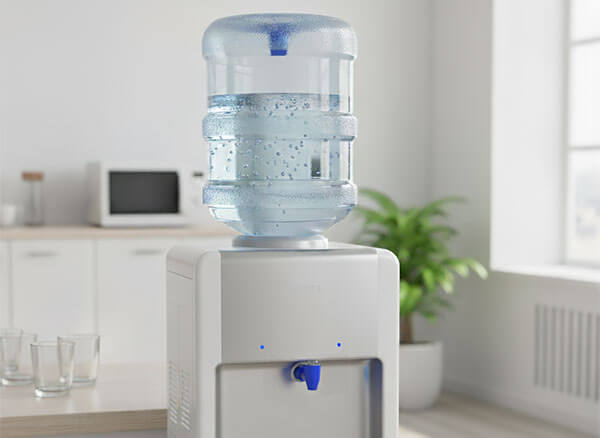 Wasserspender mit Gallonen