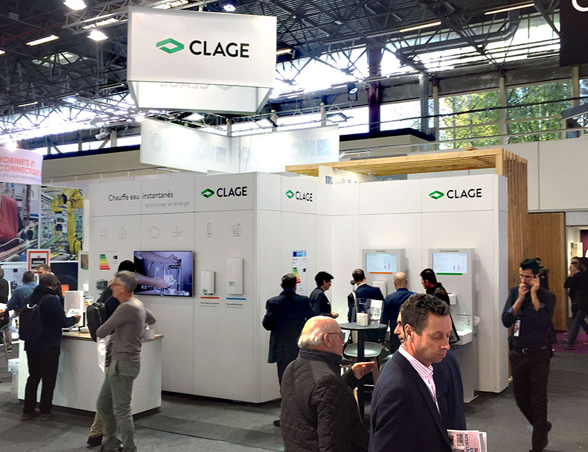 CLAGE at the INTERCLIMA ELEC <nobr>in Paris</nobr> · 10. November 2017 CLAGE at the INTERCLIMA ELEC <nobr>in Paris</nobr> · 10. November 2017