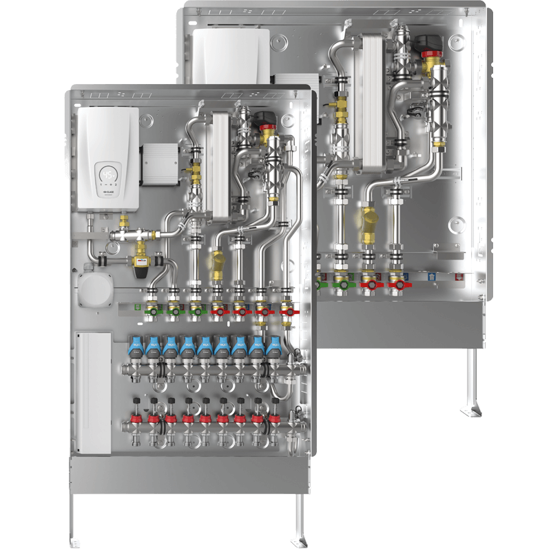 Wohnungsübergabestation WS-Clag-Mod-Hybrid Bypass